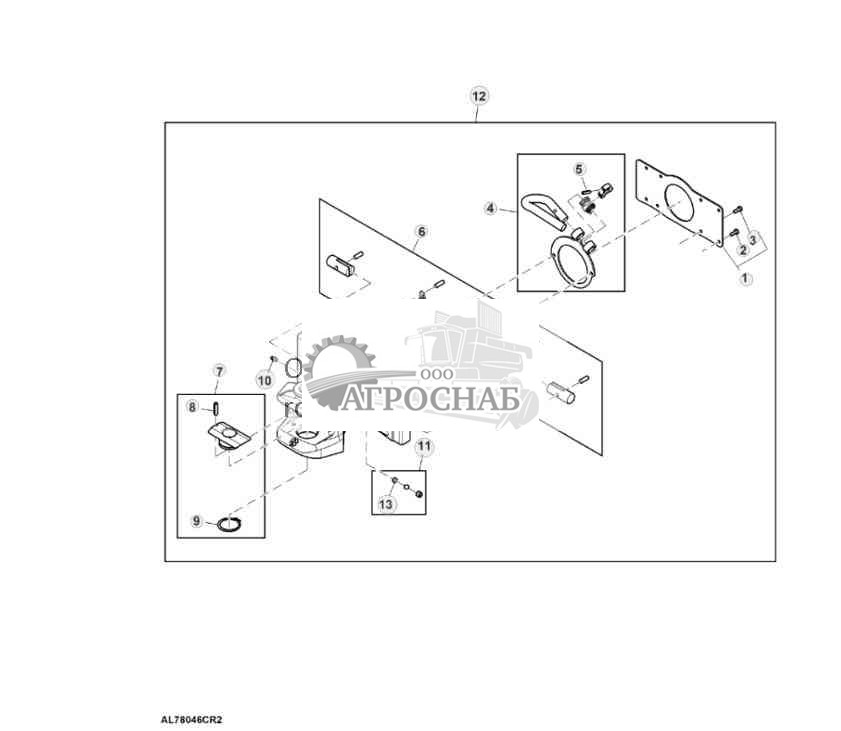 Ручная сцепка прицепа, регулируемая по высоте 